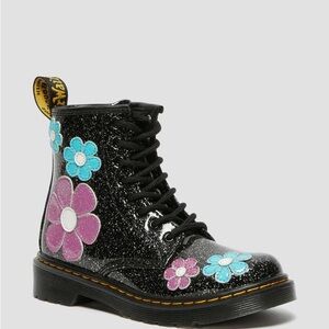 Dr. Martens 1460 J Pascal Junior Glitter Boots.